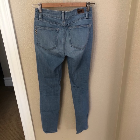 Paige Verdugo Ankle Light Wash Skinny Jeans - Picture 4 of 4